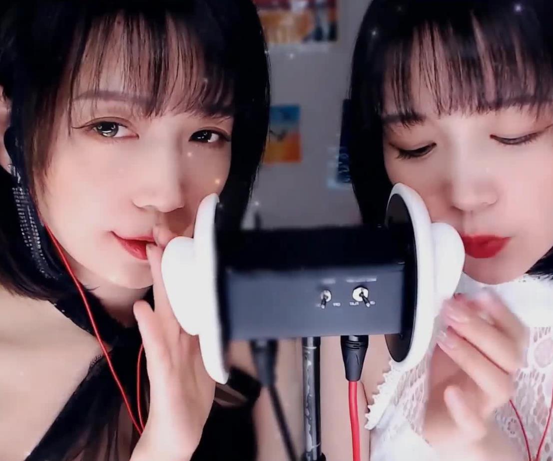 虎牙你的圈圈众乐圈圈 as-mr福利双人舔耳